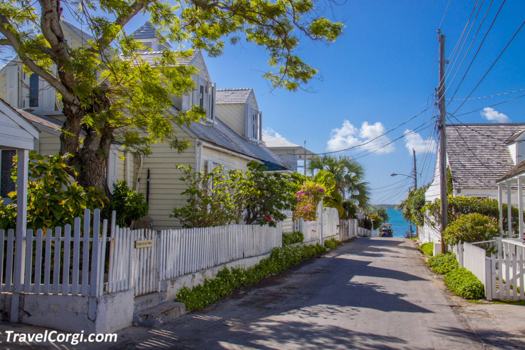 Dunmore Town in Harbour Island Bahamas