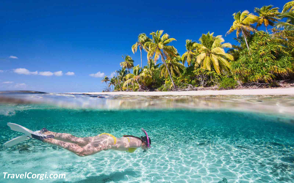 Enjoy yourself on Matira Beach, French Polynesia